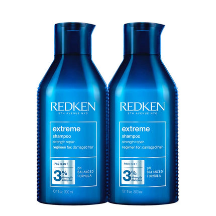 Redken Haarshampoo für sprödes und geschädigtes Haar, Anti Haarbruch, Mit Sojaproteinen, Ceramiden, Sepicap und Arginin, Extreme Shampoo