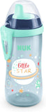 NUK Kiddy Cup Night Drinking Cup 300ml — Glow in Dark, 12m+, Blue