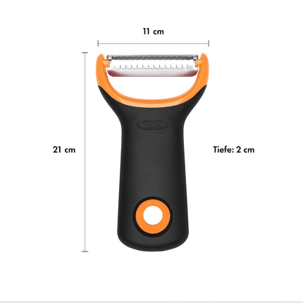 OXO Good Grips Y Peeler with Julienne — Japanese Steel, Ergonomic