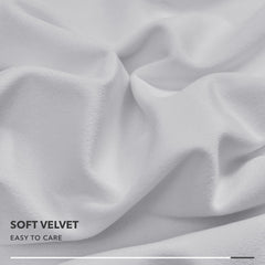 Velvet Throw Pillow Covers with Pom-Poms, 26x26 Inch