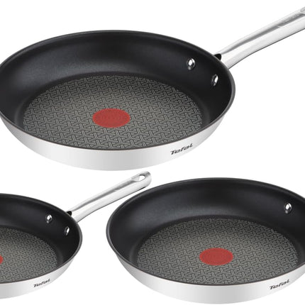 Tefal Duetto A704S3 Frying Pan Set — 20/24/28cm, Non-Stick