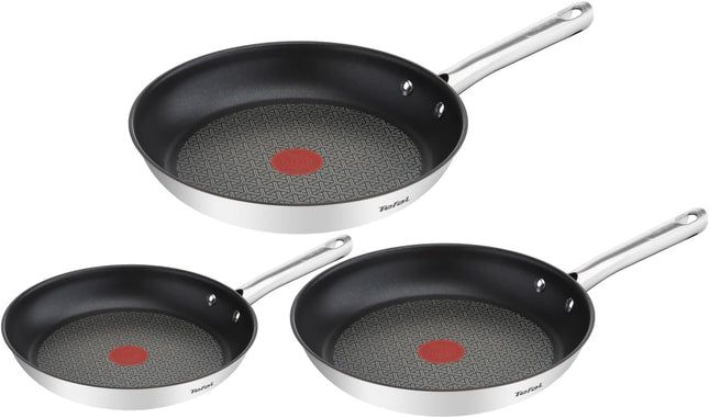 Tefal Duetto A704S3 Frying Pan Set — 20/24/28cm, Non-Stick
