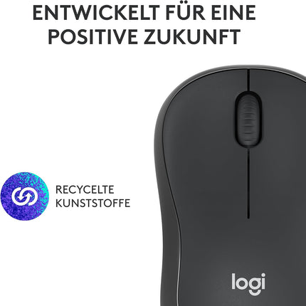 Logitech M240 Silent Bluetooth Mouse Wireless Compact Graphite