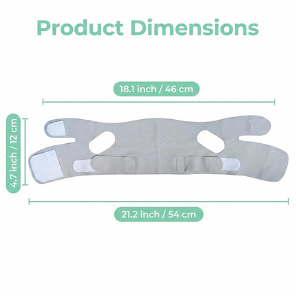 Face Lifting Mask -V Face Shaper for Double Chin & Jawline Tightening | Breathable, Non-Slip Facial Slimming Band for Home, Office Use (1 Pack)