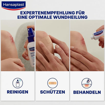 Hansaplast Wound Spray 50ml — Antiseptic, Alcohol-Free