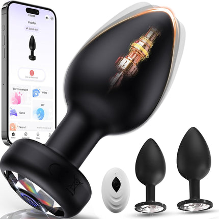 Tagnaff Butt Plug Set of 3 — Silicone, AI Vibration Control
