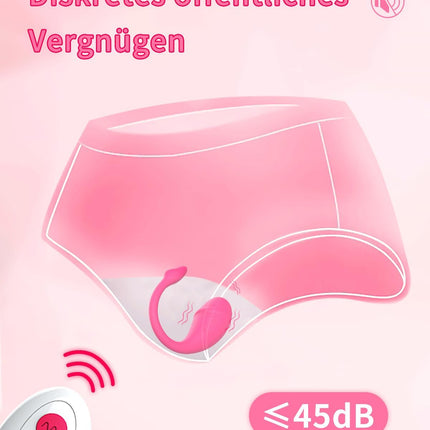 Remote Control Vibrator with App — Clitoris & G-Spot, Quiet, Pink
