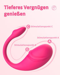Remote Control Vibrator with App — Clitoris & G-Spot, Quiet, Pink