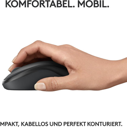 Logitech M240 Silent Bluetooth Mouse Wireless Compact Graphite