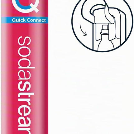 SodaStream Quick Connect CO2 Cylinder — Pink, 60L Reserve