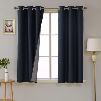Blackout Thermal Insulated Curtains, 2 Panels