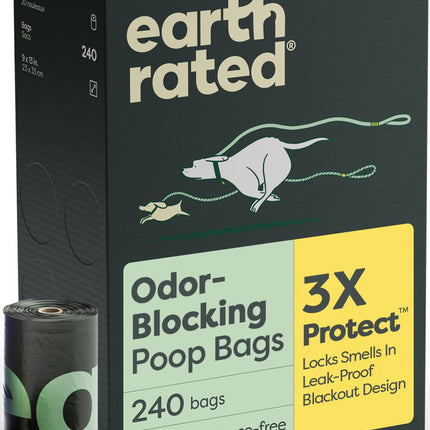 Earth Rated Dog Poop Bags on Refill Rolls, 270 Bags, Lavender