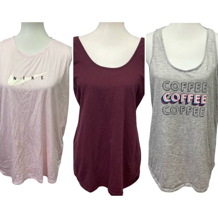 Womens Tank Top Lot — Nike & Maurices, Pre-Owned, Size XL (3 Pieces)