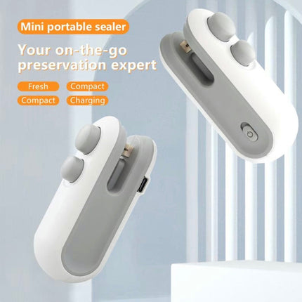 SealSync Mini Sealer | 2-in-1 USB Rechargeable Bag Sealer & Cutter