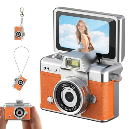 VintagePix Mini Cam | Retro 90s Style Miniature Digital Camera with LCD Screen