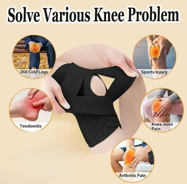FlexGuard Air Knee Brace | Adjustable Open Patella Support with 4-Spring Stability
