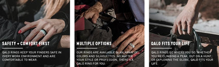 Men's Hex Silicone Ring