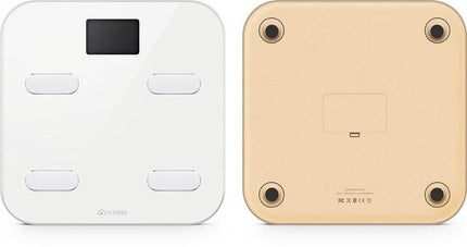 Yunmai Color Smart Body Fat Scale | 10 Body Metrics, Bluetooth 4.0 & App-Connected