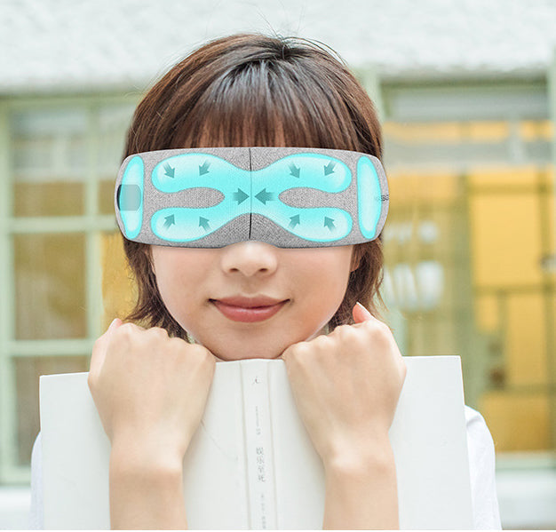 Smart Eye Massager Mask | 3-Layer Airbag Vibration & Hot Compress Eye Care Device