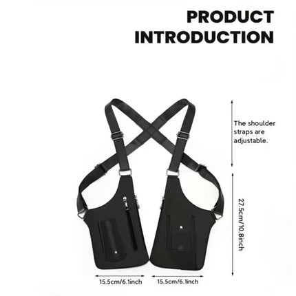 StealthCarry Urban Bag | Anti-Theft Leather Underarm Shoulder Bag & Holster