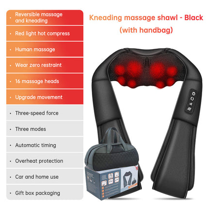 SKG Cervical Spine Massage Shawl | Electric Kneading Back & Waist Massager