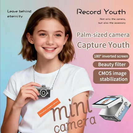 VintagePix Mini Cam | Retro 90s Style Miniature Digital Camera with LCD Screen