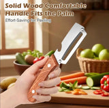 DualEdge Pro Peeler Set | 2-in-1 Stainless Steel Peeler with Built-In Bottle Opener