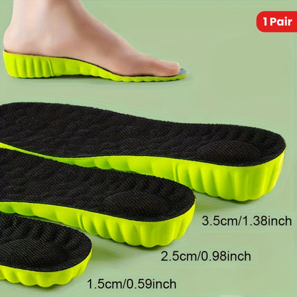Height Increasing Insoles – Unisex Shock-Absorbing, Anti-Slip & Sweat-Resistant Inserts