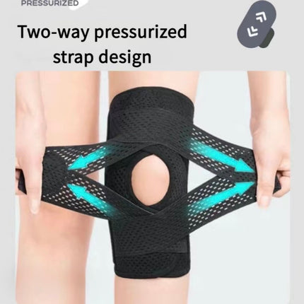 FlexGuard Air Knee Brace | Adjustable Open Patella Support with 4-Spring Stability