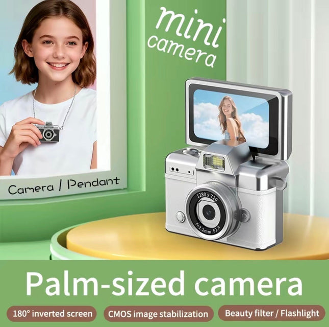 VintagePix Mini Cam | Retro 90s Style Miniature Digital Camera with LCD Screen