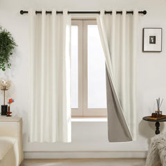 Pink Jacquard Blackout Curtains, 52x63 Inch