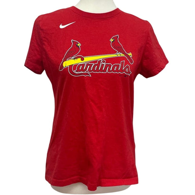 Nike Women's St. Louis Cardinals Yadier Molina #4 Cotton Tee — Pre-Owned, Medium