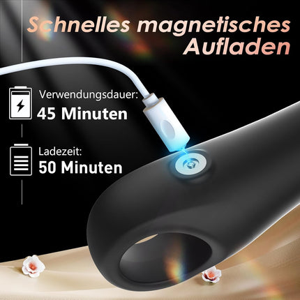 Hollow Ring Dildo Vibrator — 10 Modes, G-Spot