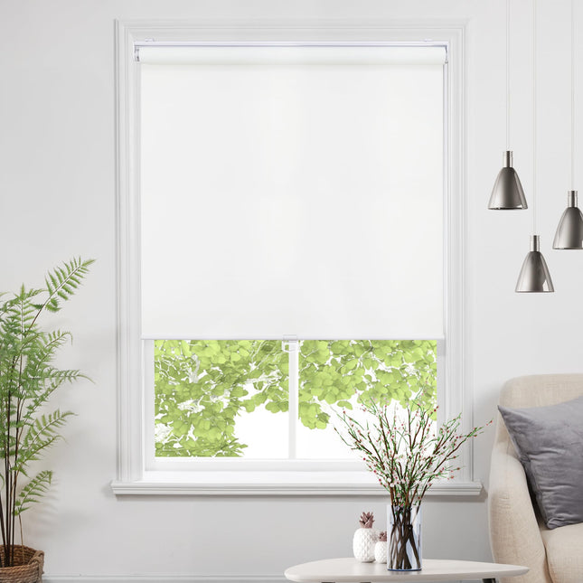 Cordless Blackout Roller Shades, Thermal, 23x72 Inch