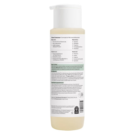The Honest Company Shampoo & Body Wash, Tear-Free, Fragrance-Free, 18 fl oz