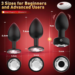 Tagnaff Butt Plug Set of 3 — Silicone, AI Vibration Control