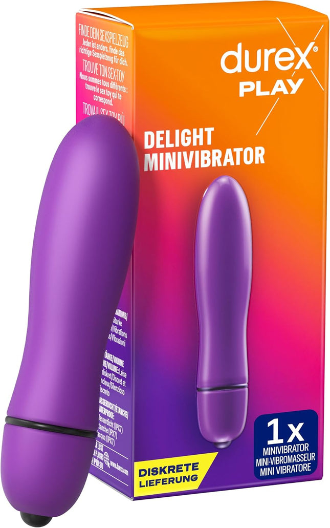 Durex Delight Mini Vibrator — Clitoral, Waterproof, Whisper Quiet