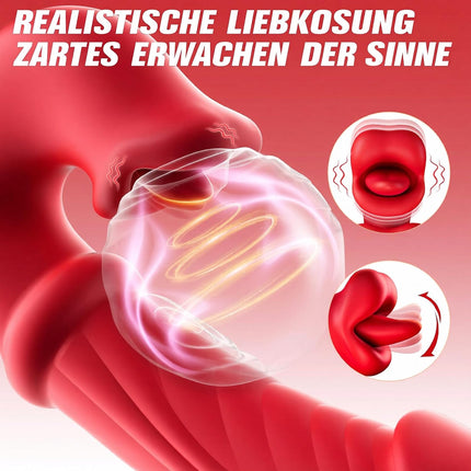 Cacuala Rabbit Vibrator — Push Ring, Tongue & AI App