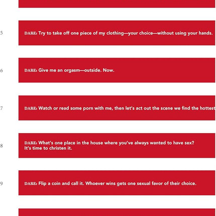 Pick-a-Stick (Sexy Date Night Truth or Dare for Couples, Naughty Adult Game for Couples)