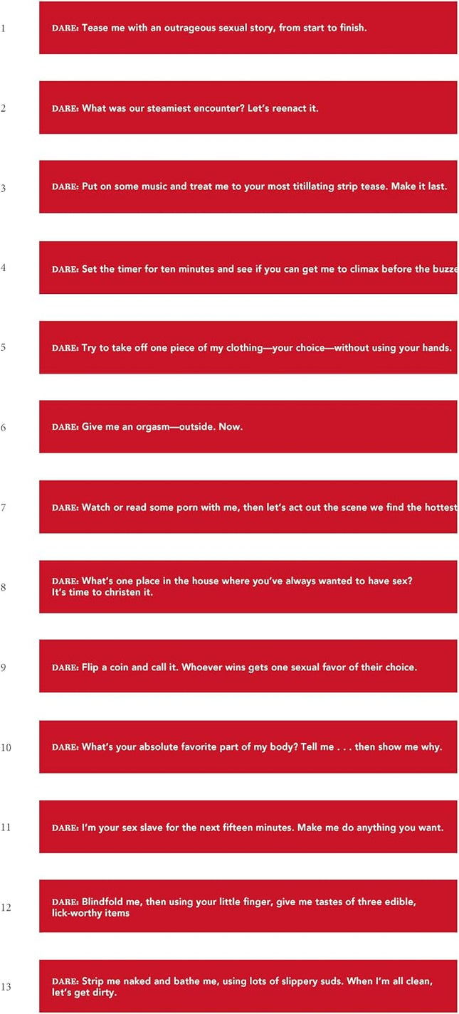 Pick-a-Stick (Sexy Date Night Truth or Dare for Couples, Naughty Adult Game for Couples)