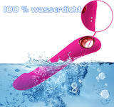 Budoli 2-in-1 Dildo Vibrator — Shock Function, 10 Modes, G-Spot