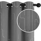 Grey/Line Foil / 54.0L x 42.0W inches