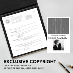 Room Darkening Curtains with Line Foil Print, Navy Blue, 2 Panels