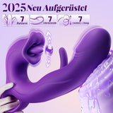 3-in-1 AI Vibrator — 7 Tongue Licks, 7 Strokes, 7 Vibrations, App Control