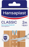 Hansaplast Classic Plaster 2m x 6cm — Cut-to-Size, Latex-Free