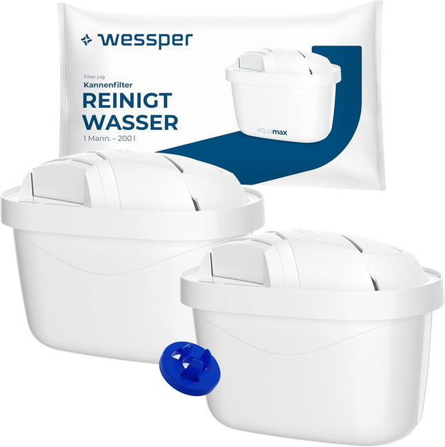 Wessper Water Filter Cartridges x2 — Brita Compatible