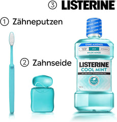 Listerine Cool Mint Mild Mouthwash 500ml — Alcohol-Free