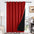 Double Layer Total Blackout Curtain, 1 Panel, White