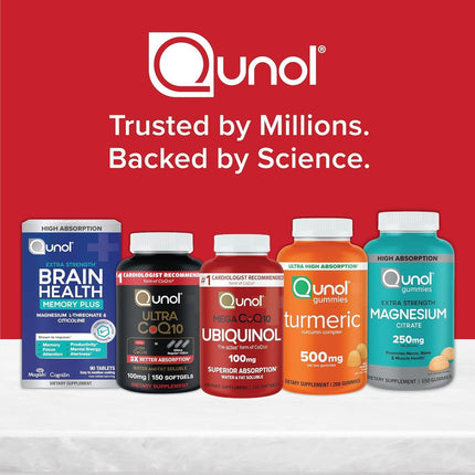 Qunol Ultra CoQ10 100mg, 3X Better Absorption, Antioxidant, 90 Softgels