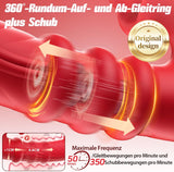 Cacuola Rabbit Vibrator — 360° Push Ring, Tongue Lick, AI App, 7 Shock + 10 Modes